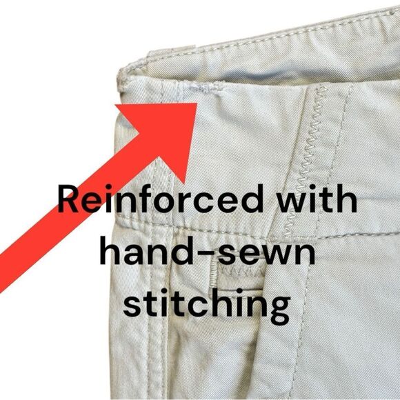 Vineyard Vines Cream Bermuda Shorts Tailored Fit Sz 2 - Picture 11 of 12